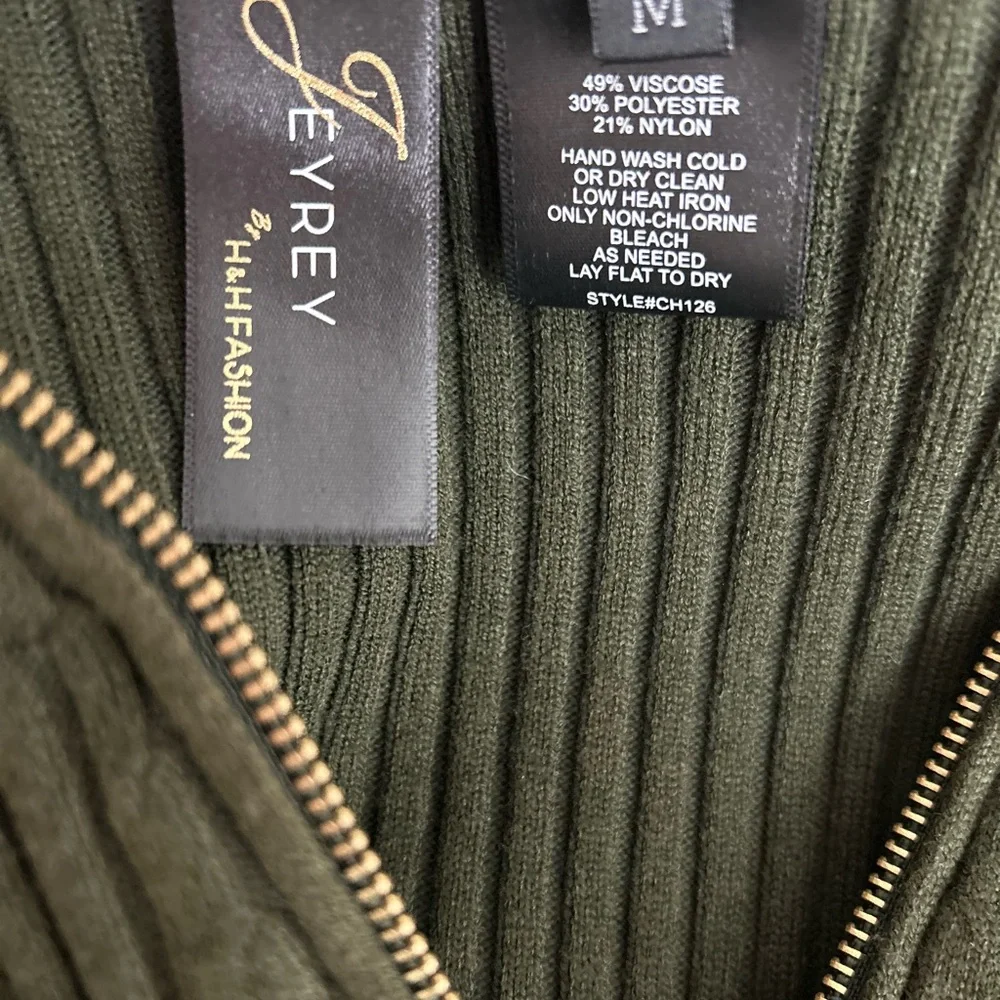 H&H Long Sleeve Olive Bodycon Dress. Size M - Picture 6 of 6